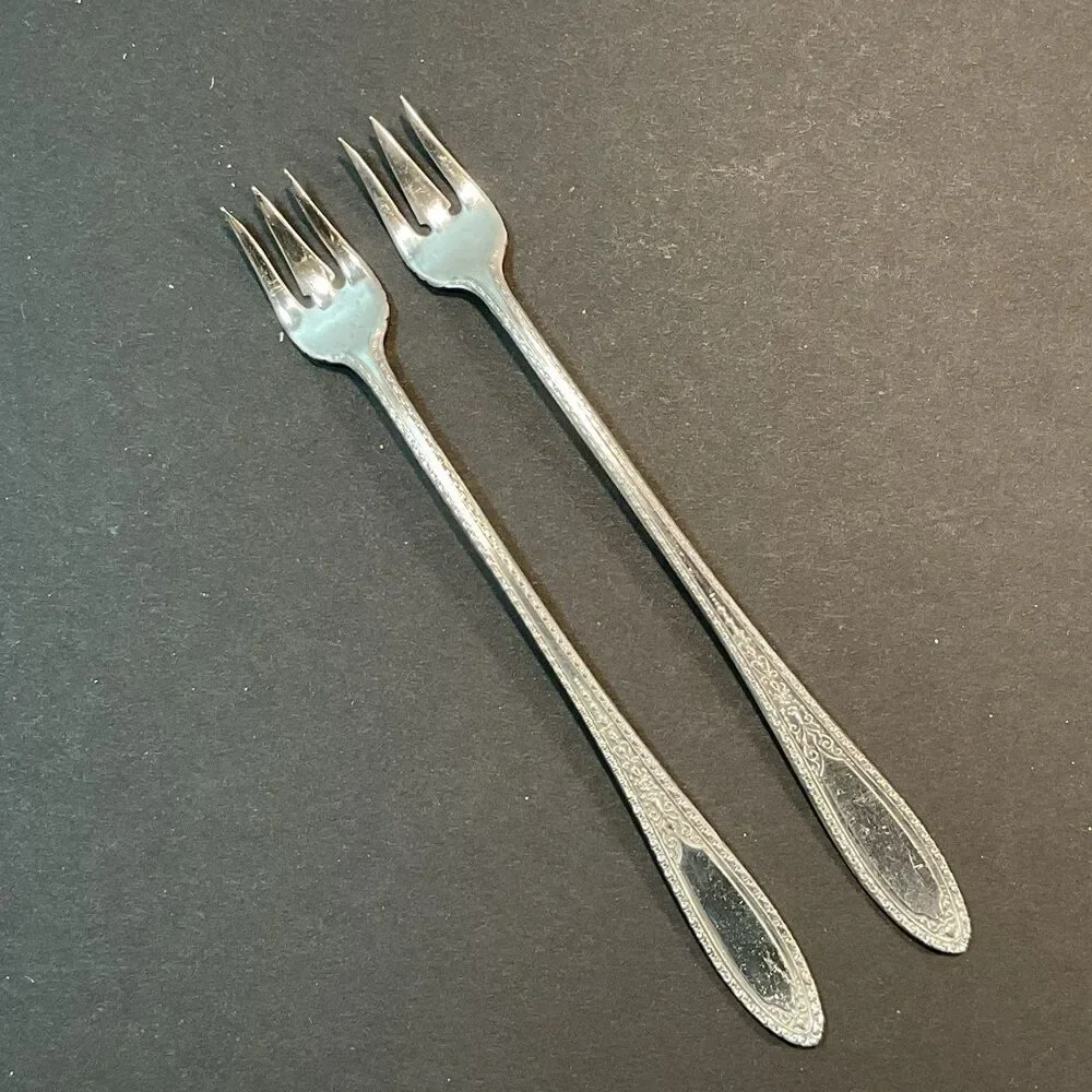 Vtg Ramona-Lakewood-Brentwood Serving Silverplate 1928 Oneida Flatware 4 Pcs